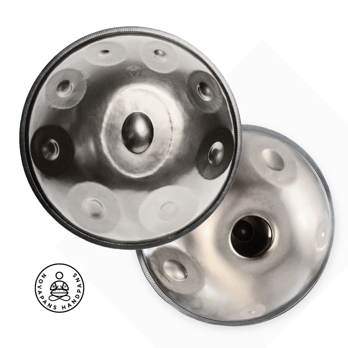 諾瓦手碟7號13音-gu-handpan-gen7-13-notes-novapans-銀色