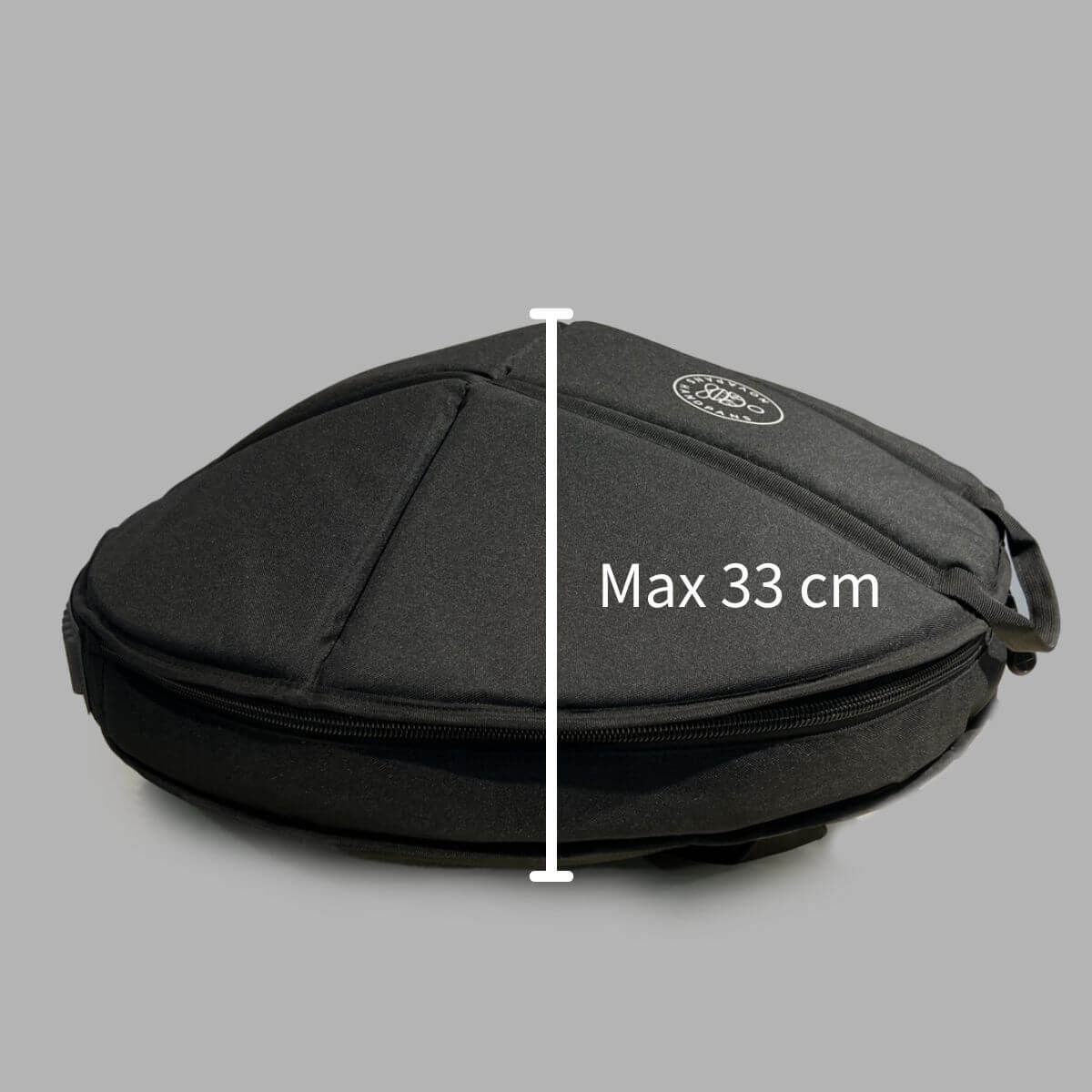 手碟後背包加厚款第二代 手碟肩背包-反光背帶加高尺寸-novapans